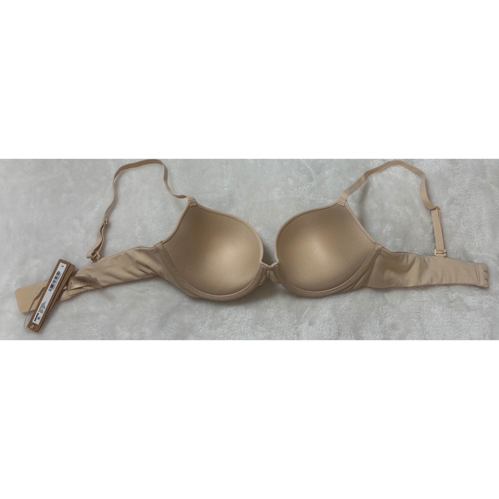 SKIMS Fits Everybody Push Up Demi Bra Sand Beige BA-DEM-9222 NWT 34B - Picture 5 of 5